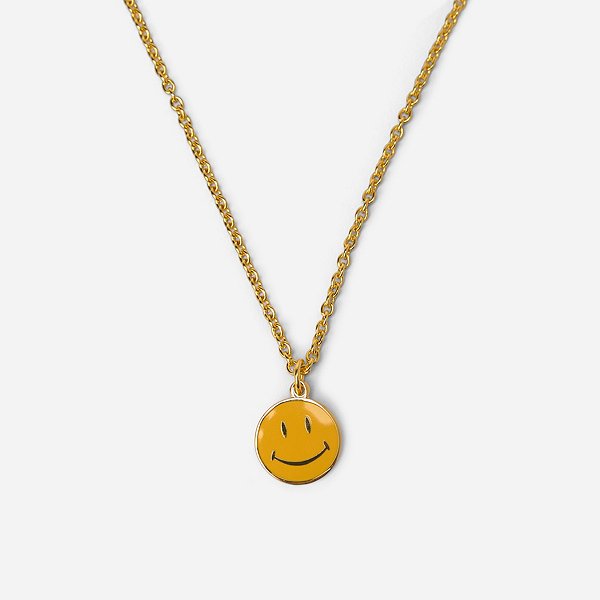 SparkShop Gold "Smiley" Necklace