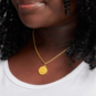 SparkShop Gold "Smiley" Necklace