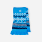 SparkShop Fairisle Scarf - Blue