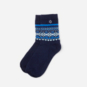 SparkShop Fairisle Knit Socks - Navy