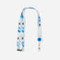 SparkShop Sledding Badge Pull Lanyard - White