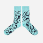 SparkShop Cowboy Print Tube Socks - Blue