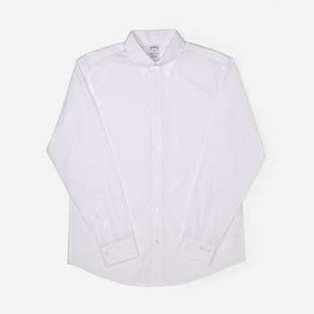 SparkShop White Spark Long Sleeve Button Down Shirt Men's