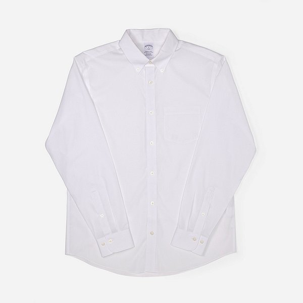 SparkShop White Spark Long Sleeve Button Down Shirt Men's