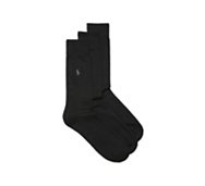 Wide Rib Mens Dress Socks - 3 Pack
