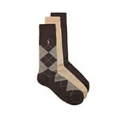 Argyle Mens Dress Socks - 3 Pack