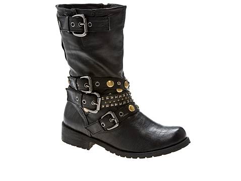 Dollhouse Cianna Studded Motorcycle boot | DSW