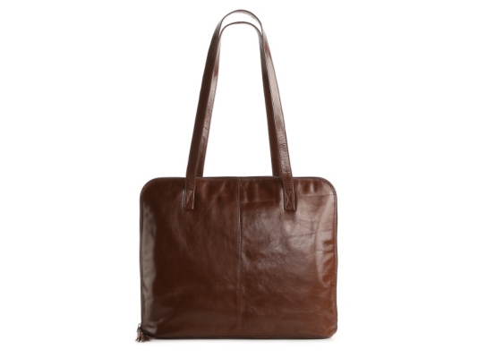 Leather Zip Around Tote