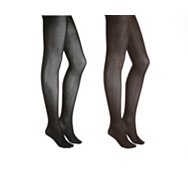 Matte Striped Tights - 2 Pack