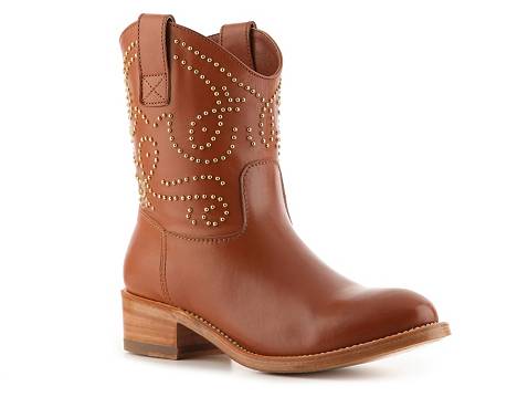 Sergio Rossi Leather Beaded Cowboy Boot | DSW
