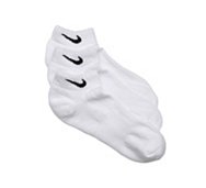 Performance Cotton Low Mens No Show Socks - 3 Pack