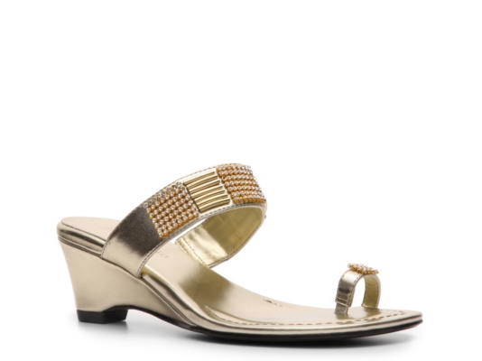Ann Marino Ithaca Wedge Sandal