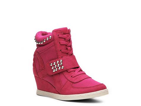 Steve Madden Studded Hamlit Girls Youth Wedge Sneaker | DSW