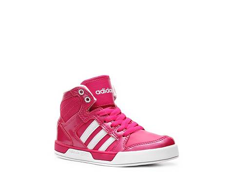 adidas BBNEO Raliegh Girls Youth High-Top Sneaker | DSW