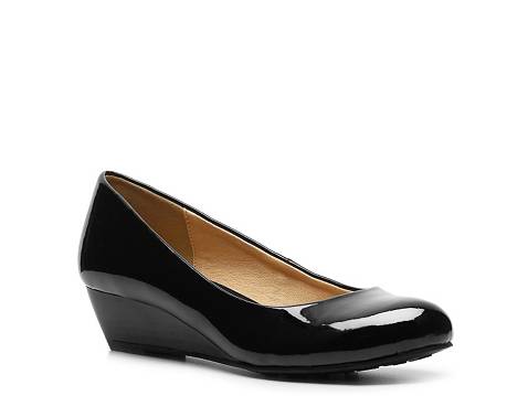 CL by Laundry Marcie Patent Wedge Pump | DSW