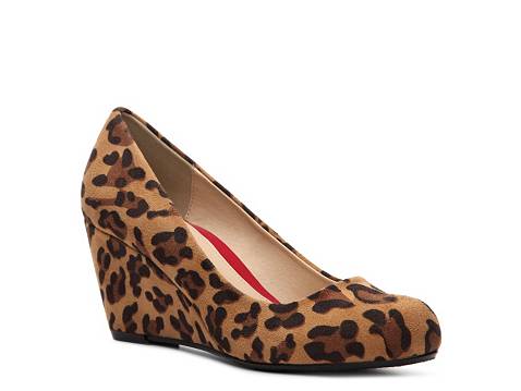 CL by Laundry Nima Leopard Wedge Pump | DSW