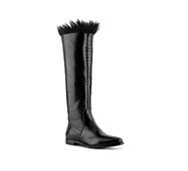 Final Sale - Leather Reptile Embossed Boot