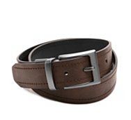 Double Stitched Reversible Leather Belt