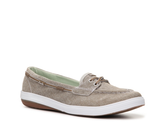 Glimmer Boat Chambray Slip-On Sneaker - Womens