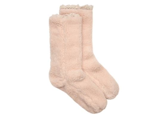 Shearling Womens Slipper Socks
