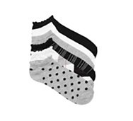 Dot Womens Ankle Socks - 6 Pack