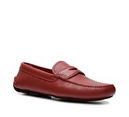 Final Sale - Textured Leather Driving Loafer