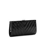 Quilted Metal Mesh Clutch