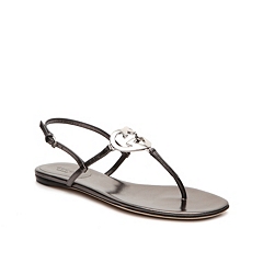 Final Sale - Gucci Leather Interlocking G Flat Sandal | DSW