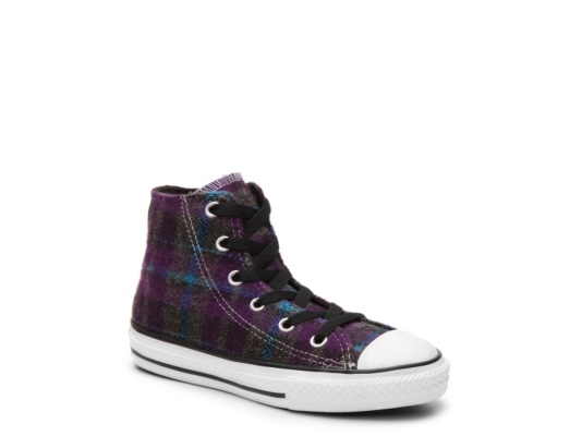 Chuck Taylor All Star Plaid Toddler & Youth High-Top Sneaker