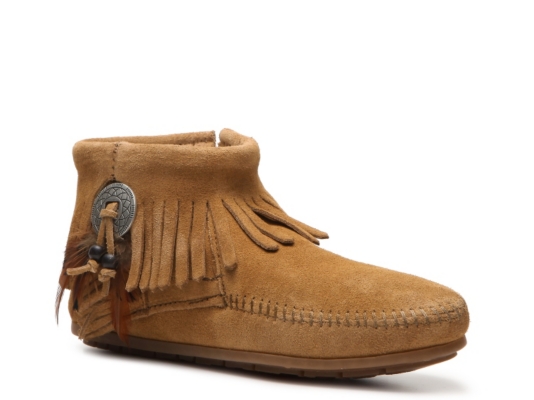 Concho Feather Western Bootie