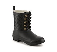 Outdoor Quilted Rain Boot