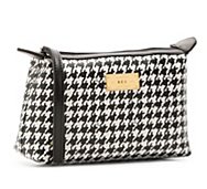 Houndstooth Cosmetic Bag