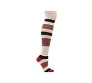 Marled Stripe Womens Over The Knee Socks