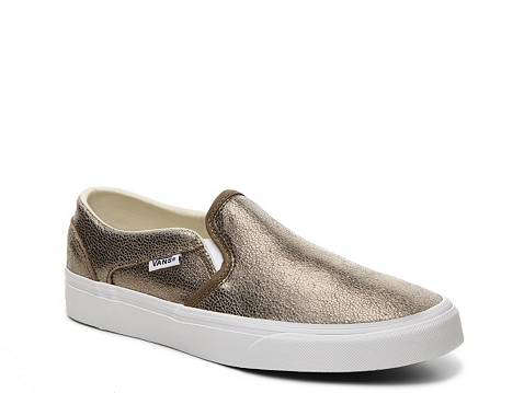 Vans Asher Metallic Slip-On Sneaker - Womens | DSW