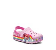 Rainbow Heart Toddler & Youth Light-Up Clog