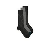 Diamond Grid Mens Dress Socks - 3 Pack