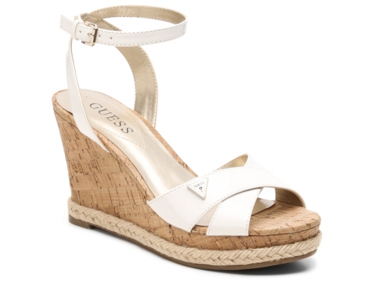 Madolyn Patent Wedge Sandal