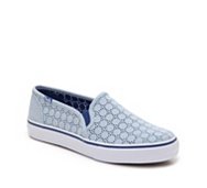 Double Decker Perforated Slip-On Sneaker - Womens