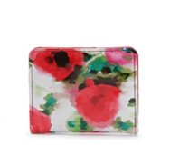 Water Floral Mini Bifold Wallet