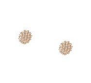 Rhinestone Pearl Cluster Stud Earrings