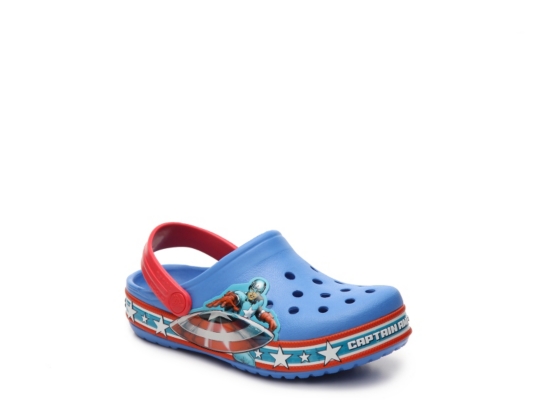 Crocband Captain America Toddler & Youth Clog