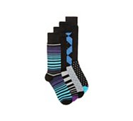 Mixed Pattern Mens Dress Socks - 4 Pack