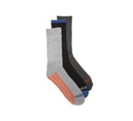 Soild Mens Crew Socks - 3 Pack