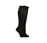 Stripe Womens Knee Socks - 2 Pack