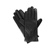 Stretch Faux Leather Stretch Palm Gloves