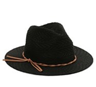 Suede Twist Panama Hat