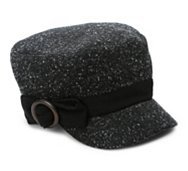 Speckled Bow Newsboy Cap