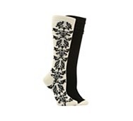 Baroque Womens Knee Socks - 2 Pack