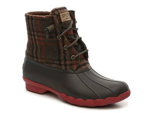 Sperry Top-Sider Saltwater Plaid Duck Boot | DSW