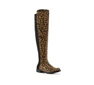 Gillean Leopard Over The Knee Boot